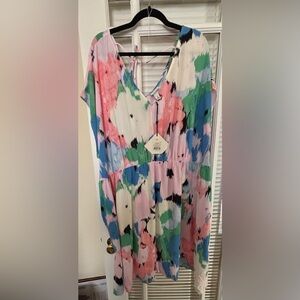 Ava & Viv Multicolor Women's Dress-size 3x